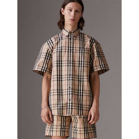 burberry cutout short sleeve shirt|burberry short sleeve shirt vintage.